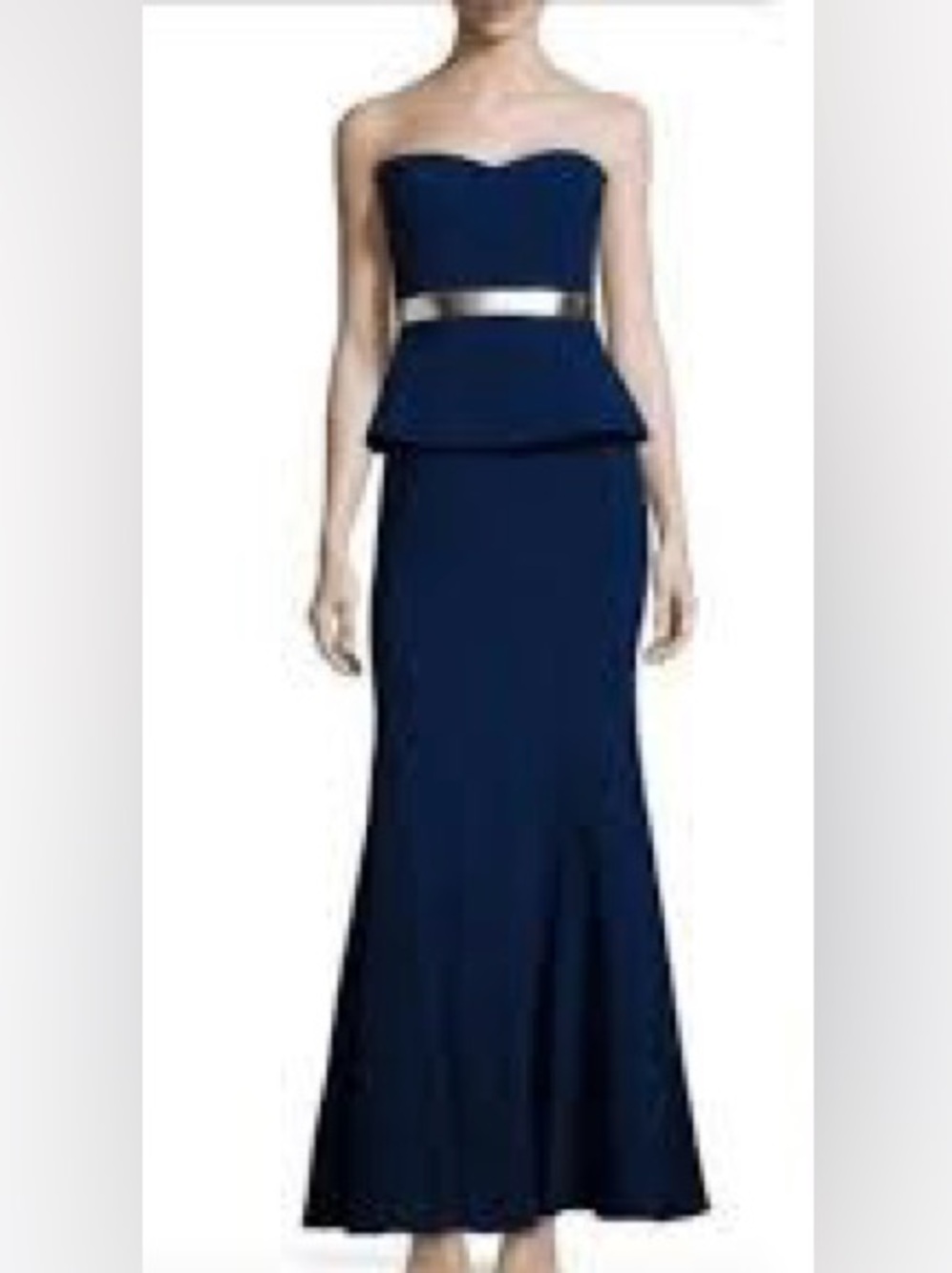 Aidan Mattox crepe gown